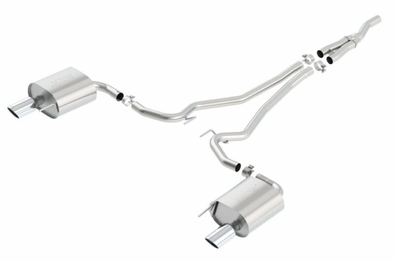 Borla Exhaust 2015-2023 Ford Mustang EcoBoost Stinger S-Type Cat-Back Exhaust with Polished Tips