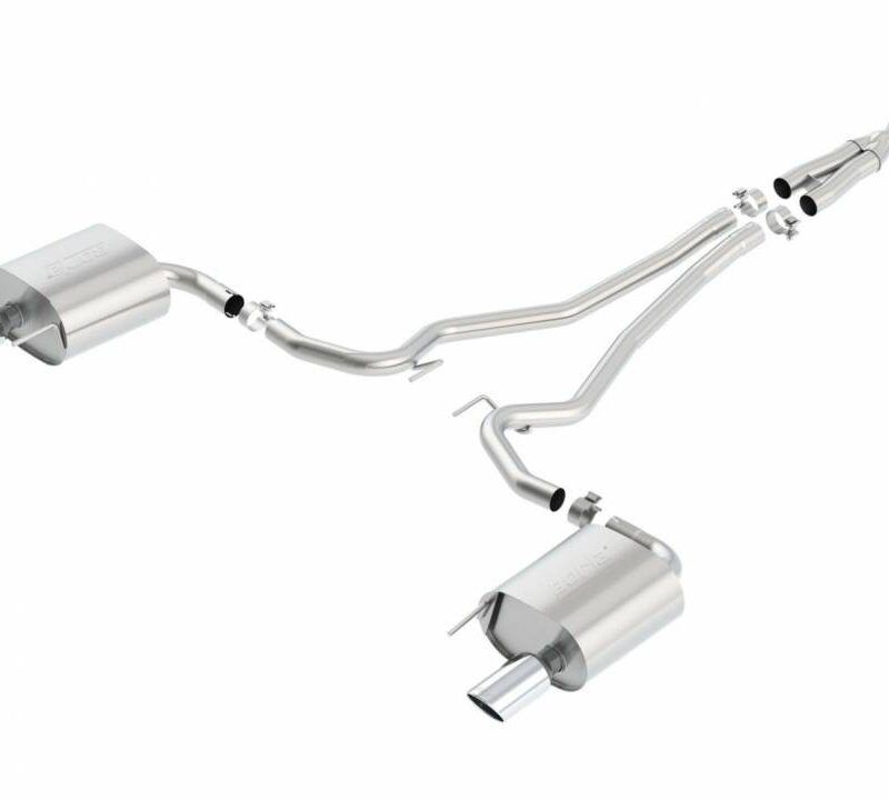 Borla Exhaust 2015-2023 Ford Mustang EcoBoost Stinger S-Type Cat-Back Exhaust with Polished Tips