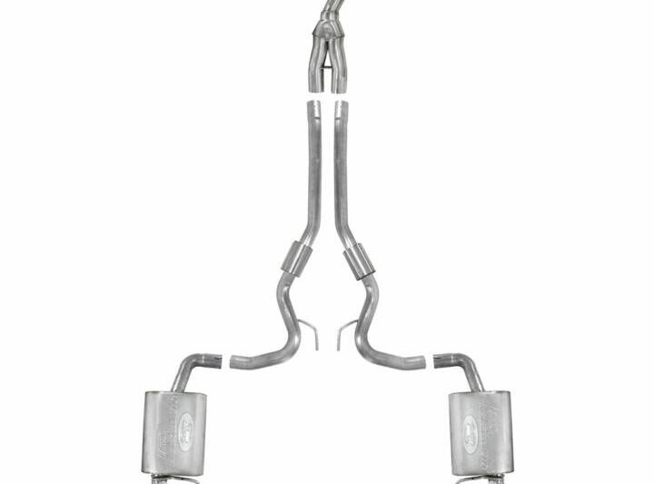 Ford Performance by Borla 2015-2021 Ford Mustang EcoBoost Cat-Back Exhaust with Chrome Tips