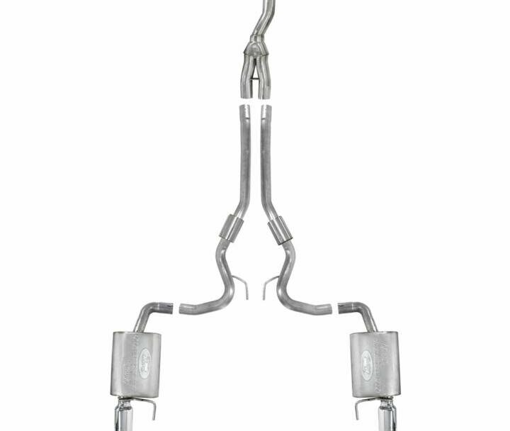 Ford Performance by Borla 2015-2021 Ford Mustang EcoBoost Cat-Back Exhaust with Chrome Tips