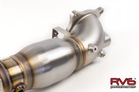 RV6 Performance Honda Civic Type-R FK8 High Temp Catted Downpipe for Porsche 911 - Image 2