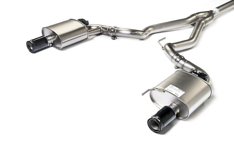 Remus 2015-2021 Ford Mustang EcoBoost Race Active Cat-Back Exhaust with Black Chrome Tips