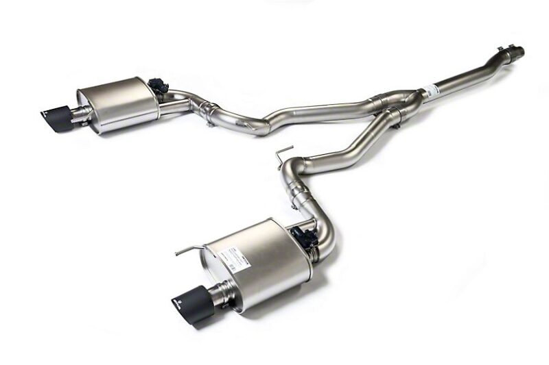 Remus 2015-2021 Ford Mustang EcoBoost Race Active Cat-Back Exhaust with Carbon Fiber Tips
