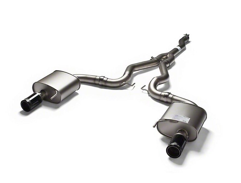 Remus 2015-2021 Ford Mustang EcoBoost Race Cat-Back Exhaust with Black Chrome Tips