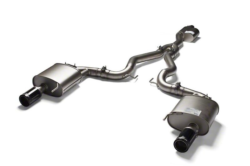 Remus 2015-2021 Ford Mustang EcoBoost Sport Active Cat-Back Exhaust with Black Chrome Tips