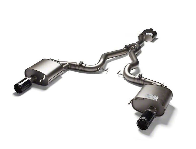 Remus 2015-2021 Ford Mustang EcoBoost Sport Active Cat-Back Exhaust with Black Chrome Tips