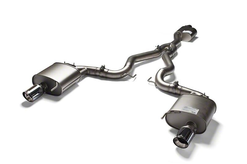 Remus 2015-2021 Ford Mustang EcoBoost Sport Active Cat-Back Exhaust with Straight Cut Chrome Tips