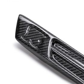 Seibon Carbon GT-R R35 Carbon Fiber Front Fender Duct Logo (Pair) for Nissan GT-R - Image 3