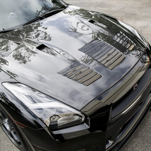 Seibon Carbon 2009 2016 Nissan GT R R35 GTII Style Carbon Fiber Hood 1