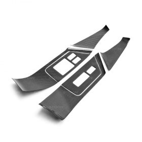 Seibon Carbon GT-R R35 Interior Carbon Fiber Door Trim Set (12 Pieces) - Image 4