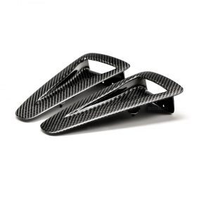 Seibon Carbon GT-R R35 OEM Style Carbon Fiber Hood Air Duct (Pair) for Nissan GT-R - Image 2