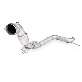 Stainless Works 2015 Ford Mustang EcoBoost (w/ SW Cat-Back) Performance Catted Downpipe - Image 1