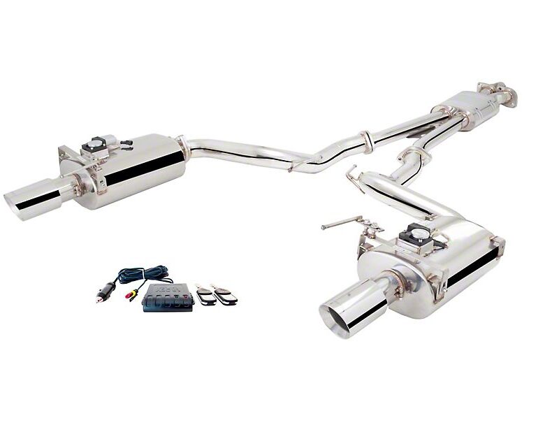 XForce 2015-2020 Ford Mustang EcoBoost 2.50-Inch Varex Cat-Back Exhaust with Oval Rear Mufflers