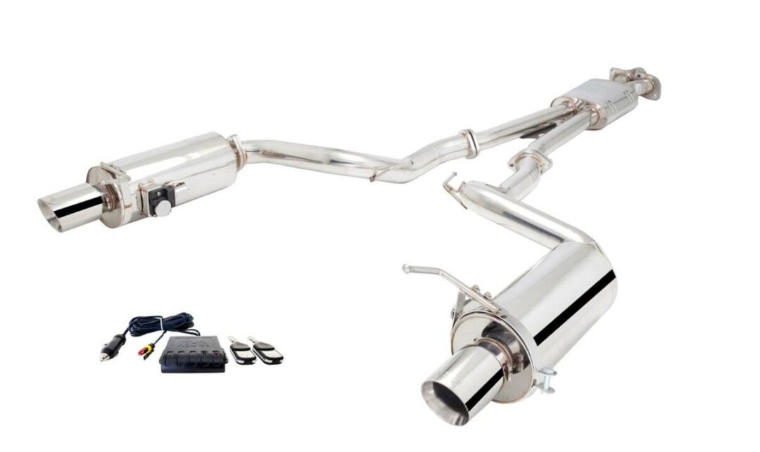 XForce 2015-2020 Ford Mustang EcoBoost 2.50-Inch Varex Cat-Back Exhaust with Round Rear Mufflers