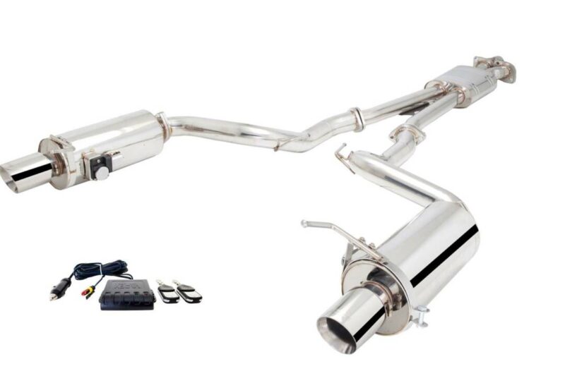 XForce 2015-2020 Ford Mustang EcoBoost 2.50-Inch Varex Cat-Back Exhaust with Round Rear Mufflers