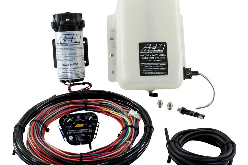 AEM Performance Electronics V2 Water/Methanol Injection Kit, Standard Controller Internal MAP with 35psi max, 200psi Water Meth Pump, 1 Gallon Reservoir, Conductive Fluid Level Sensor