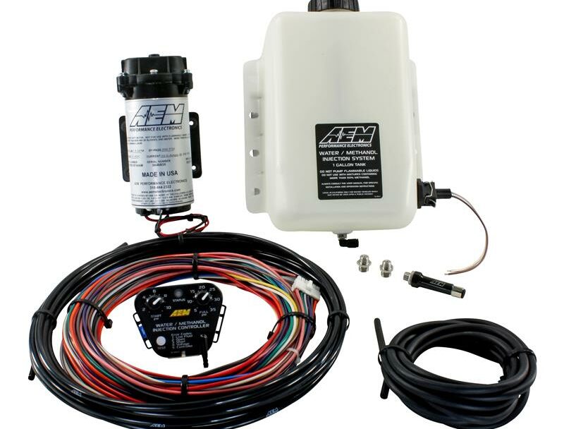 AEM Performance Electronics V2 Water/Methanol Injection Kit, Standard Controller Internal MAP with 35psi max, 200psi Water Meth Pump, 1 Gallon Reservoir, Conductive Fluid Level Sensor