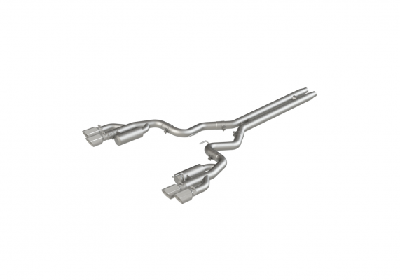 MBRP 2018-2023 Ford Mustang GT 3″ Cat Back T304 Dual Quad Split Rear Exit Exhaust w/ 4" Dual Wall Tips