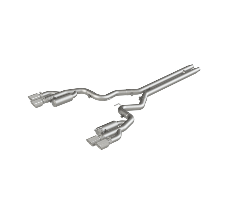 MBRP 2018-2023 Ford Mustang GT 3″ Cat Back T304 Dual Quad Split Rear Exit Exhaust w/ 4" Dual Wall Tips
