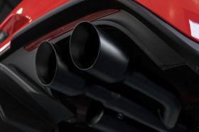MBRP 2018-2023 Ford Mustang GT 3″ Cat Back T304 Dual Quad Split Rear Exit Exhaust w/ 4" Dual Wall Tips - Image 1