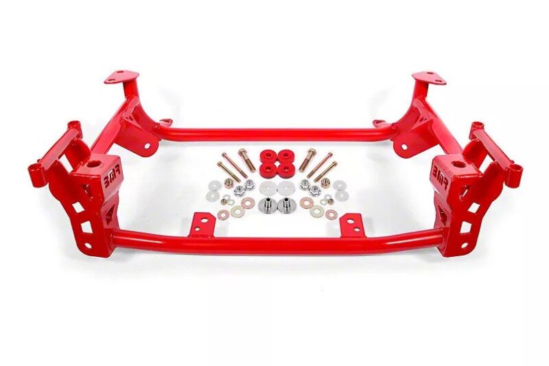 BMR 2015-2021 Ford Mustang Lightweight Front K-Member - Red