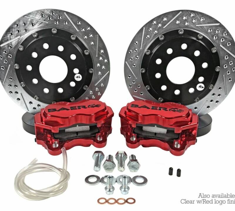 Baer Brakes 2015-2023 Ford Mustang V6 / EcoBoost / GT Deep Stage Drag Race Rear Brake Kit With 11" Rotors SS4