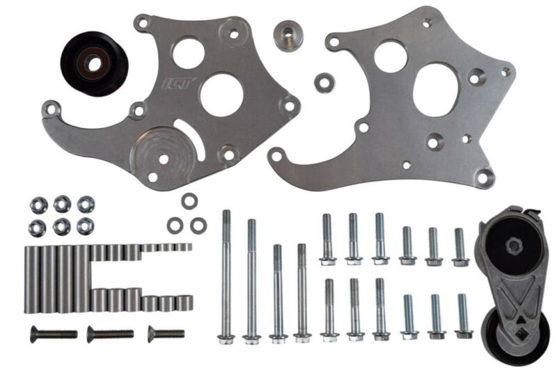 ICT Billet Air Conditioning Compressor Bracket Kit for Chevrolet LS
