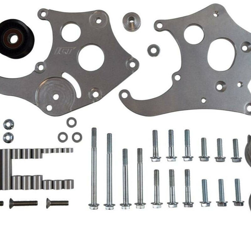 ICT Billet Air Conditioning Compressor Bracket Kit for Chevrolet LS