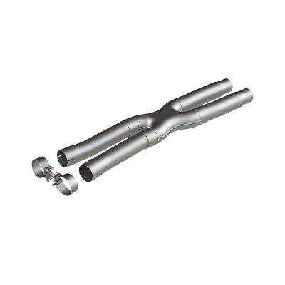 MBRP 2018-2023 Ford Mustang GT 2.5" Resonator Bypass X-Pipe - Aluminized