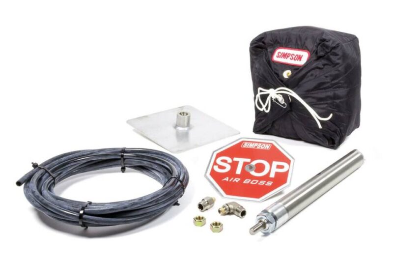 Simpson Racing 10' Air Boss Launcher System - Single Chute - Black