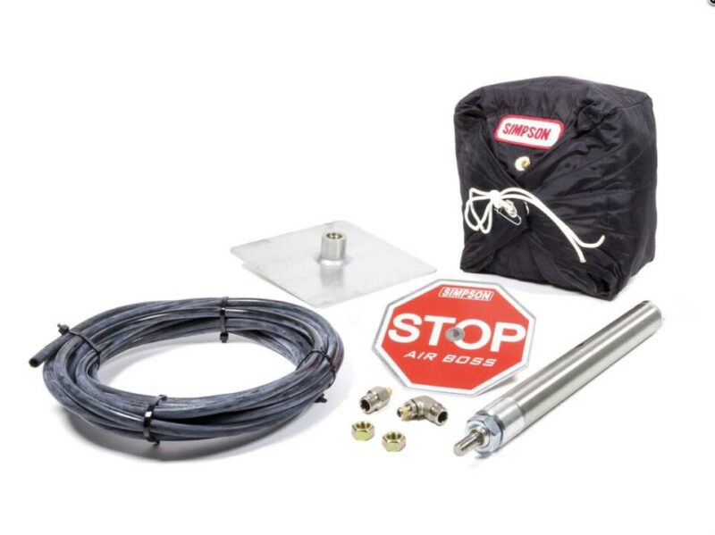 Simpson Racing 10' Air Boss Launcher System - Single Chute - Black