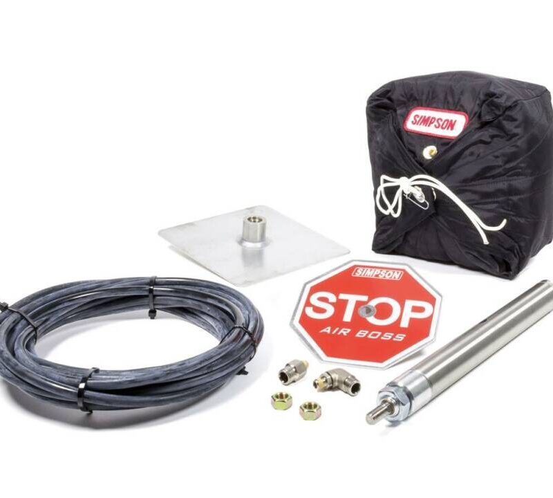 Simpson Racing 10' Air Boss Launcher System - Single Chute - Black