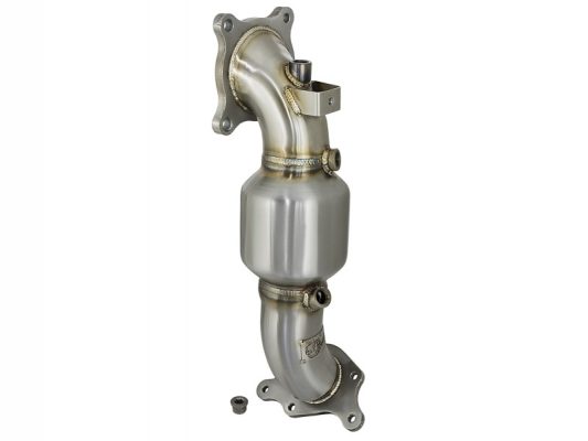aFe Power 2017-2020 Honda Civic Type R Stainless Steel Street Series Catted Downpipe
