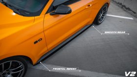 LiquiVinyl 2015-2023 Ford Mustang Side Skirts - V2 - Image 1