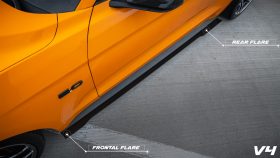 LiquiVinyl 2015-2023 Ford Mustang Side Skirts – V4 - Image 1