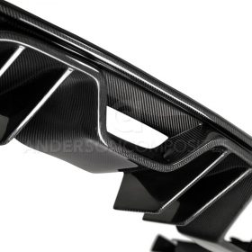 Anderson Composites 2015-2017 Ford Mustang Carbon Fiber Rear Diffuser For Quad Tip Exhaust - Image 2