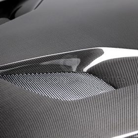 Anderson Composites 2015-2017 Ford Mustang Carbon Fiber Type-TT Ford GT Style Hood - Image 3