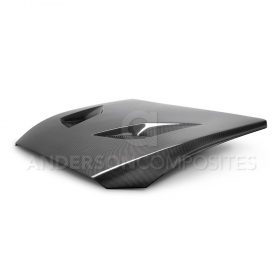 Anderson Composites 2015-2017 Ford Mustang Carbon Fiber Type-TT Ford GT Style Hood - Image 2