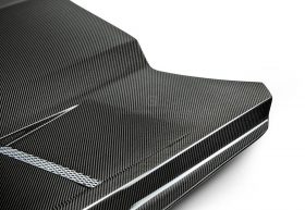 Anderson Composites 2015-2017 Ford Mustang Double Sided Carbon Fiber Heat Extractor Hood - Image 4