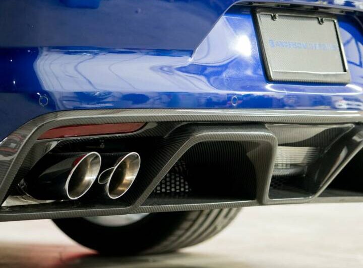 Anderson Composites 2015-2017 Ford Mustang GT350 Style Carbon Fiber Rear Diffuser
