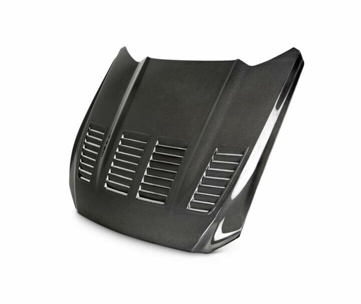 Anderson Composites 2015-2017 Ford Mustang Type-TW Double Sided Carbon Fiber Hood