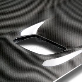 Anderson Composites 2015-2021 Dodge Challenger Hellcat Type-OE Carbon Fiber Hood - Image 2