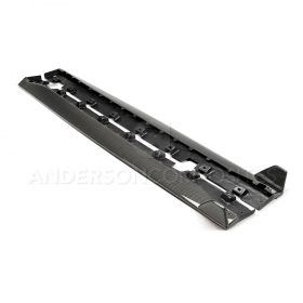 Anderson Composites 2015-2023 Ford Mustang Carbon Fiber GT350 Style Side Skirts Rocker Panel Splitters - Image 4
