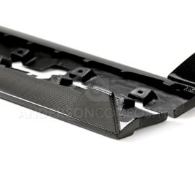 Anderson Composites 2015-2023 Ford Mustang Carbon Fiber GT350 Style Side Skirts Rocker Panel Splitters - Image 1