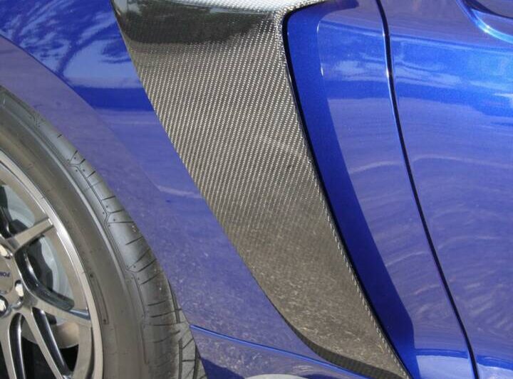 Anderson Composites 2015-2023 Ford Mustang Carbon Fiber Side Scoops