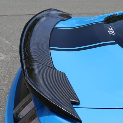 Anderson Composites 2015-2023 Ford Mustang Carbon Fiber Track Pack Style Spoiler With Adjustable Wickerbill