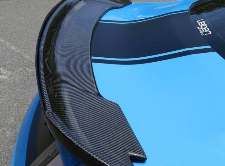 Anderson Composites 2015-2023 Ford Mustang Carbon Fiber Track Pack Style Spoiler With Adjustable Wickerbill