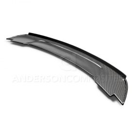 Anderson Composites 2015-2023 Ford Mustang Carbon Fiber Track Pack Style Spoiler With Adjustable Wickerbill - Image 2