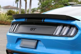 Anderson Composites 2015-2023 Ford Mustang Carbon Fiber Track Pack Style Spoiler With Adjustable Wickerbill - Image 1