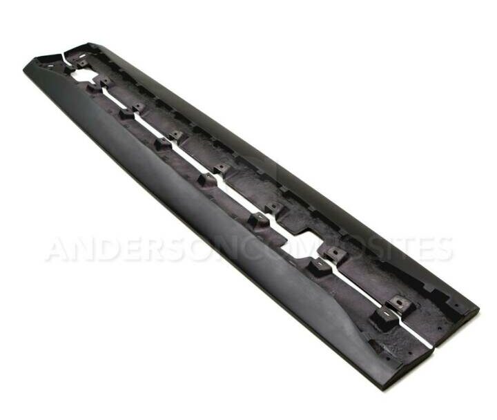 Anderson Composites 2015-2022 Ford Mustang Fiberglass Type-AR Side Rocker Panel Splitters
